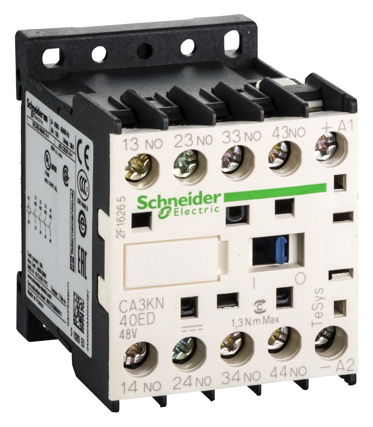 Schneider Electric Ca3Kn40Ed Control Relay 4No Contacts