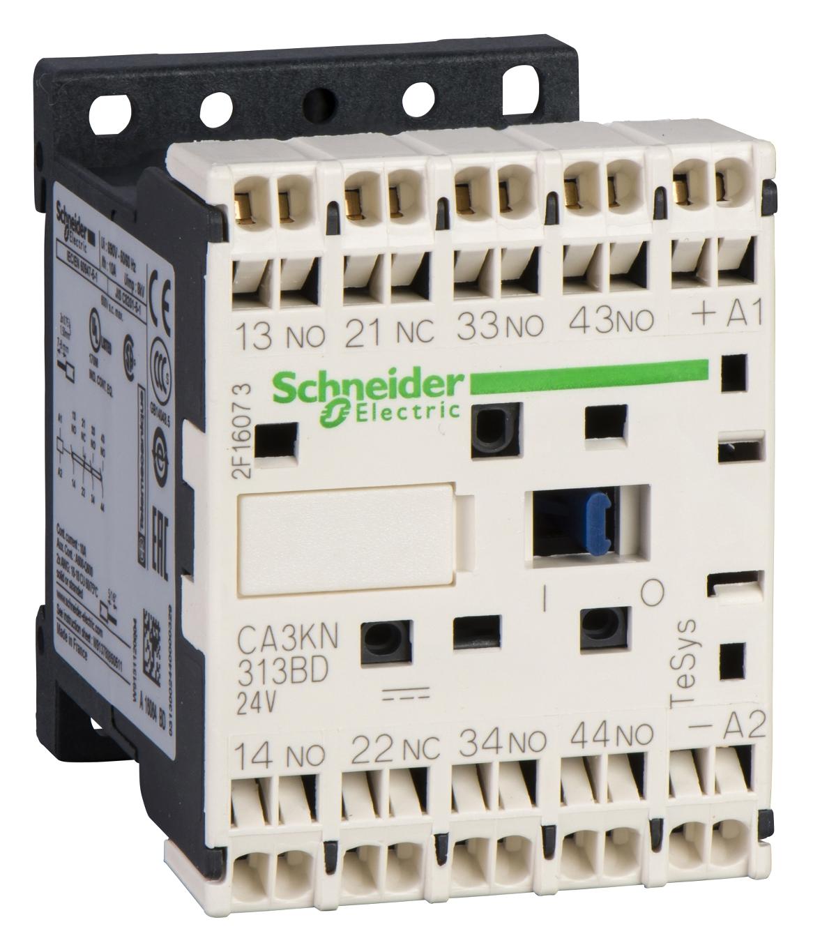 Schneider Electric Ca4Kn313Bw3 Control Relay 3 No 1Nc Spring Terminal L