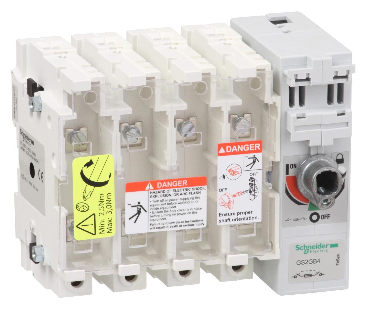 Schneider Electric Gs2Gb4 Fuse Disconnect Sw. 4X 63A A2-A3