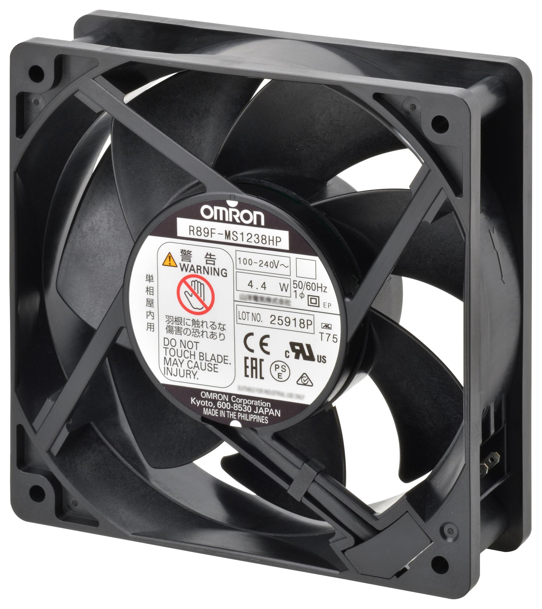 Omron Industrial Automation R89F-Ms1238Hp Axial Fan, Ac, 3M3/min, 4.4W, 42Db