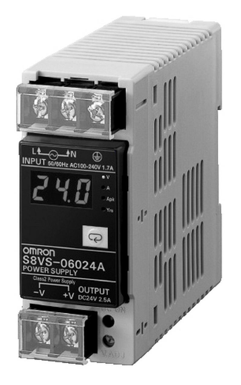 Omron S8Vs-06024A Power Supply, Ac-Dc, 24V, 2.5A