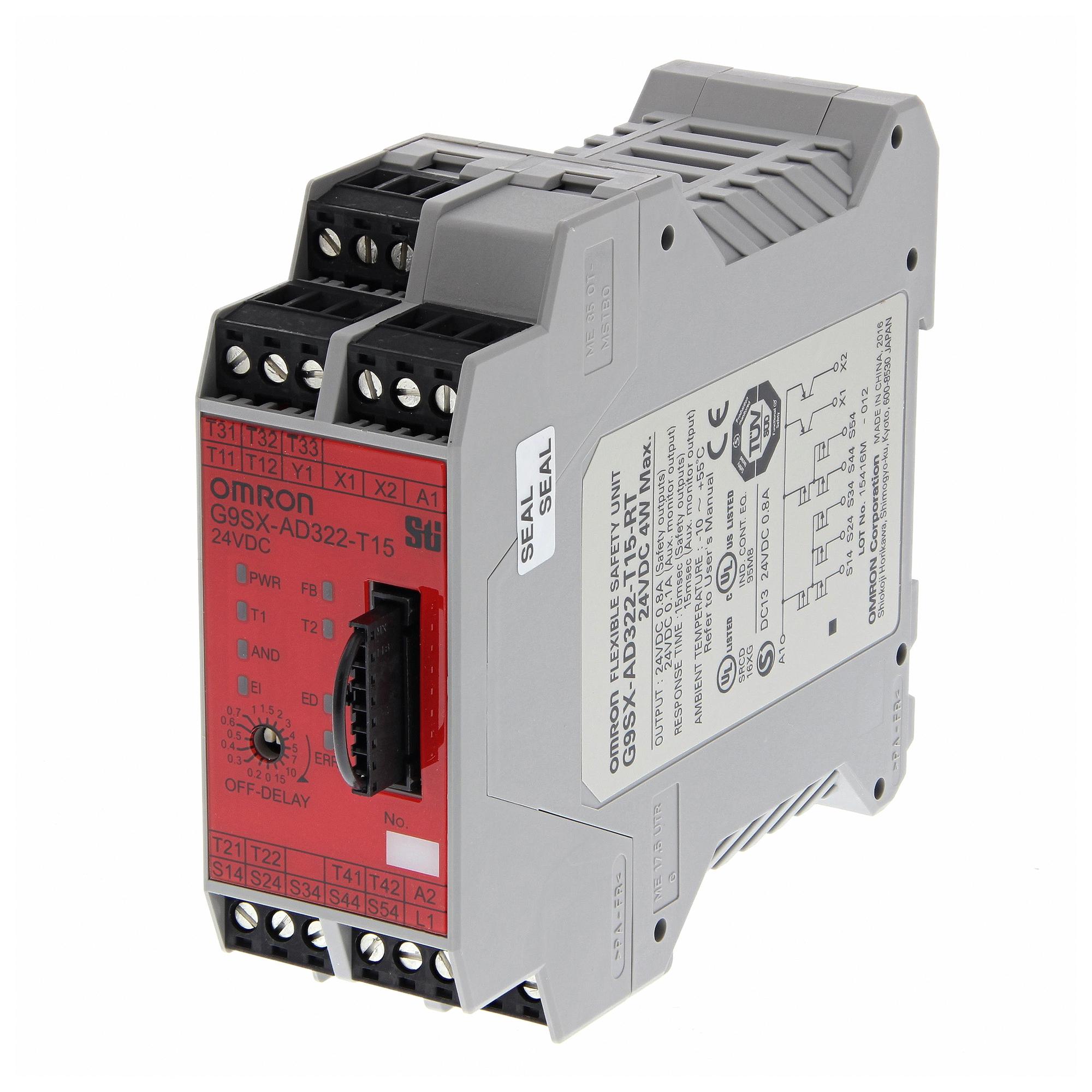 Omron Industrial Automation G9Sx-Ad322-T15-Rt  Dc24 Safety Relays