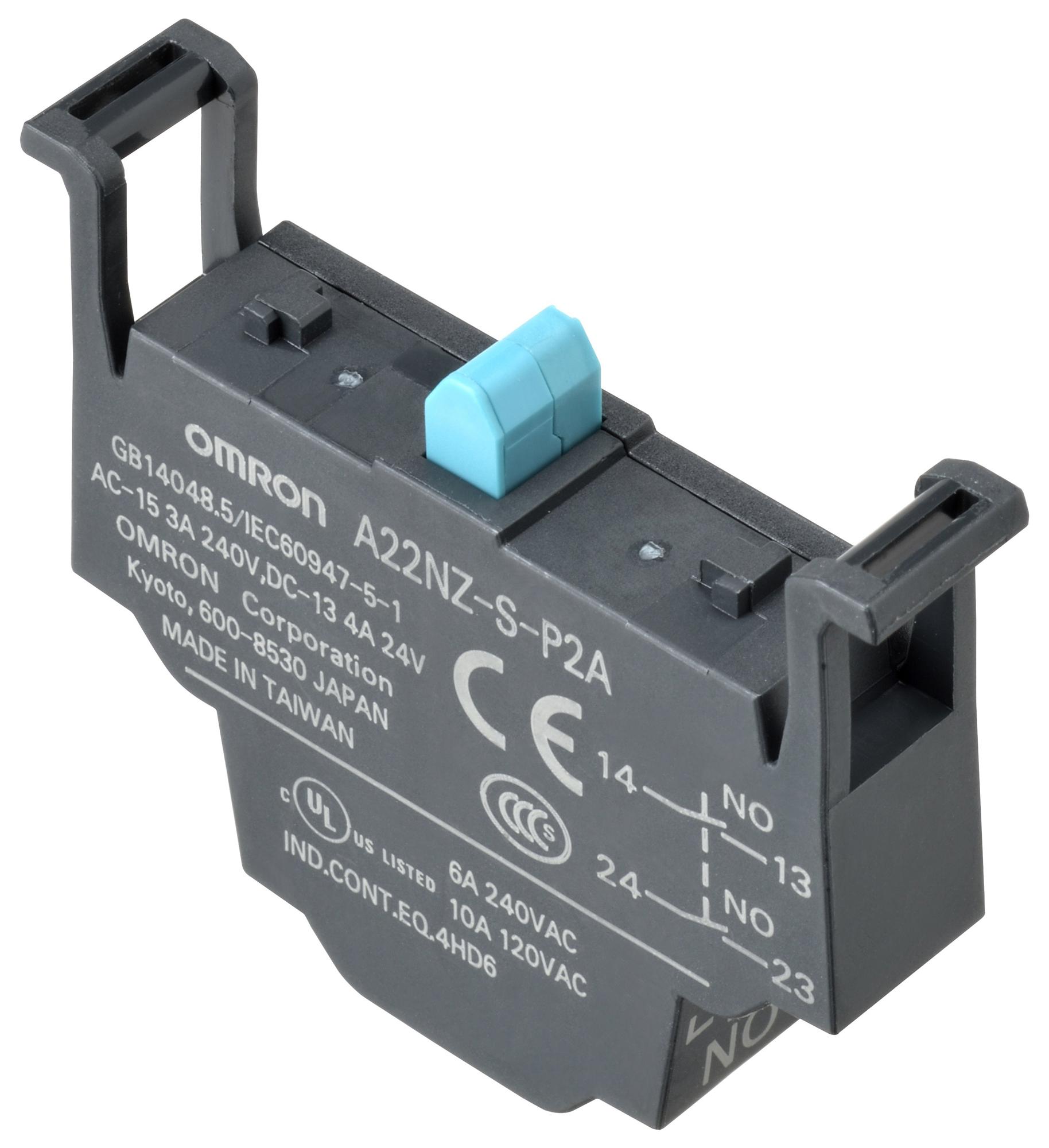 Omron Industrial Automation A22Nz-S-P2A Contact Blocks Switch Components