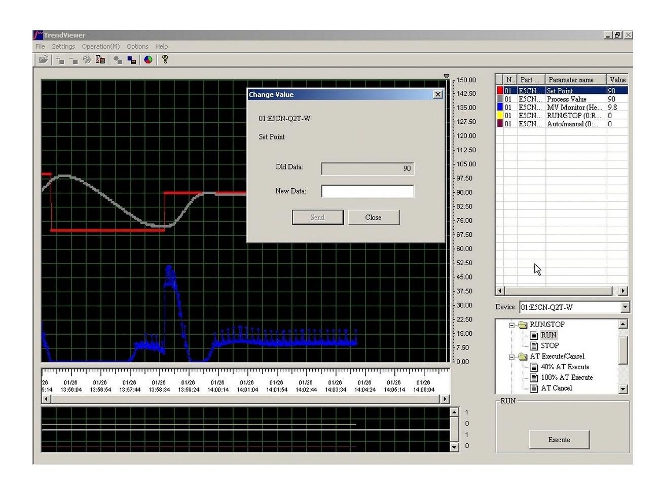 Omron Est2-2C-Mv4 Cx-Thermo Software, Ver 4.0, Temp Ctrl