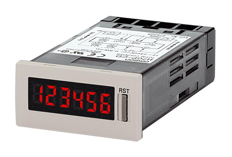 Omron H7Hp-A Counter, 6 Digit, 15Mm, 100-240Vac