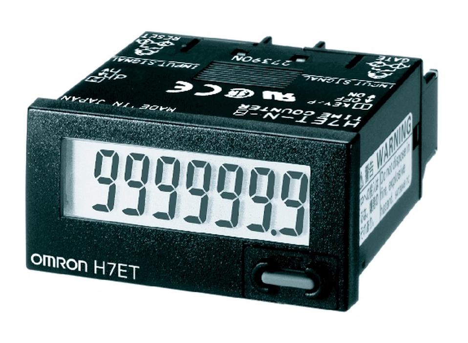 Omron Industrial Automation H7Et-Nfv-B Hour Meter, 0S To 3999D23.9H, 24-240Vac