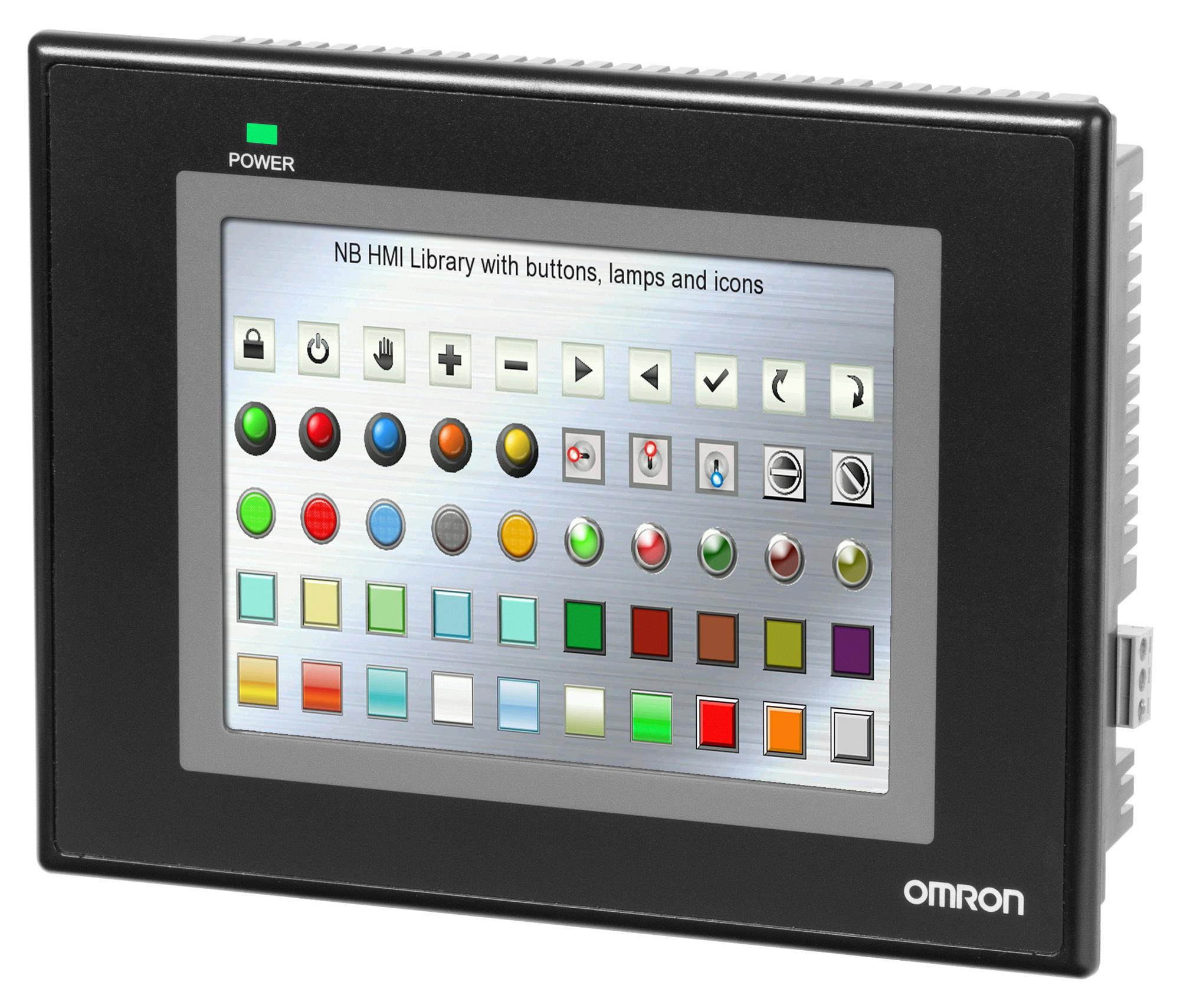 Omron Nb5Q-Tw00B Hmi, Tft Lcd Colour, 3.5, 184X142Mm