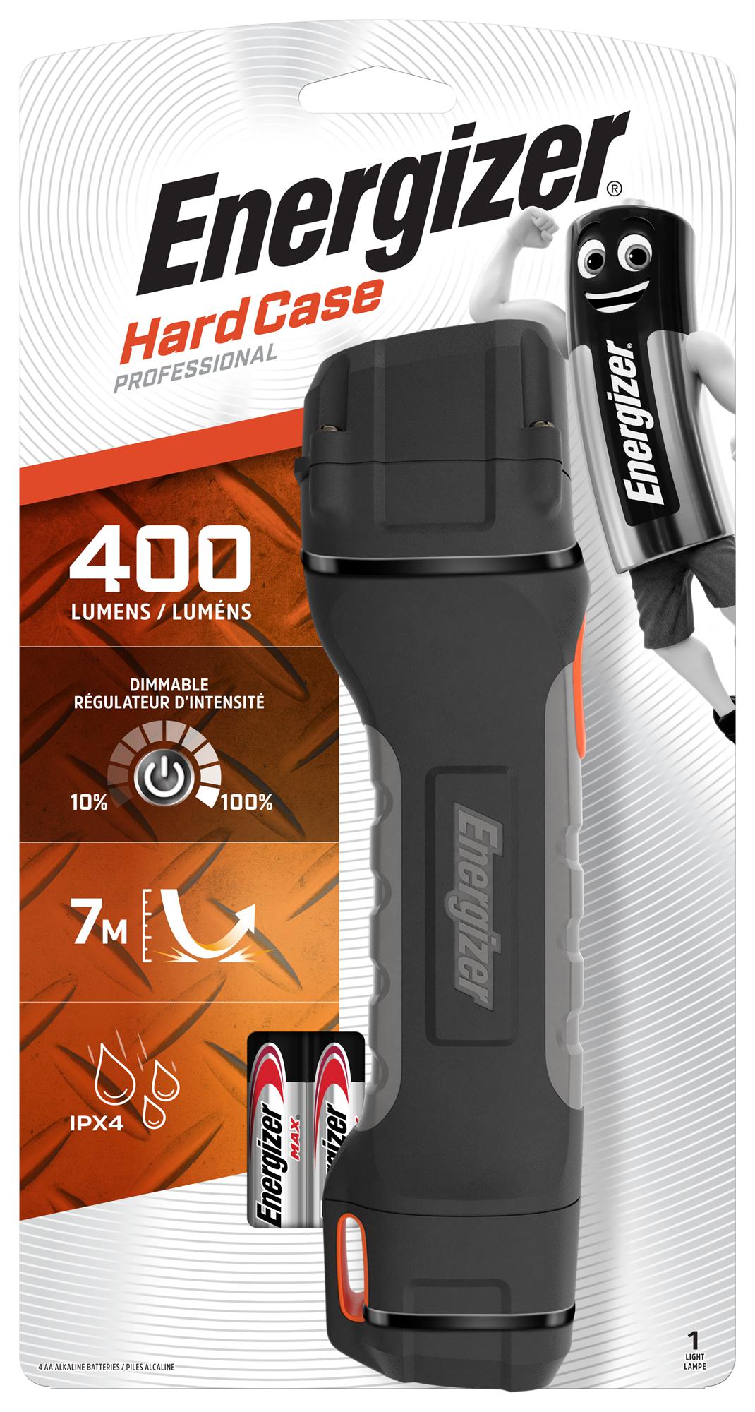 Energizer E300640500 Hand Held, 400Lm, 125M, Led, 4 X Aa Batt