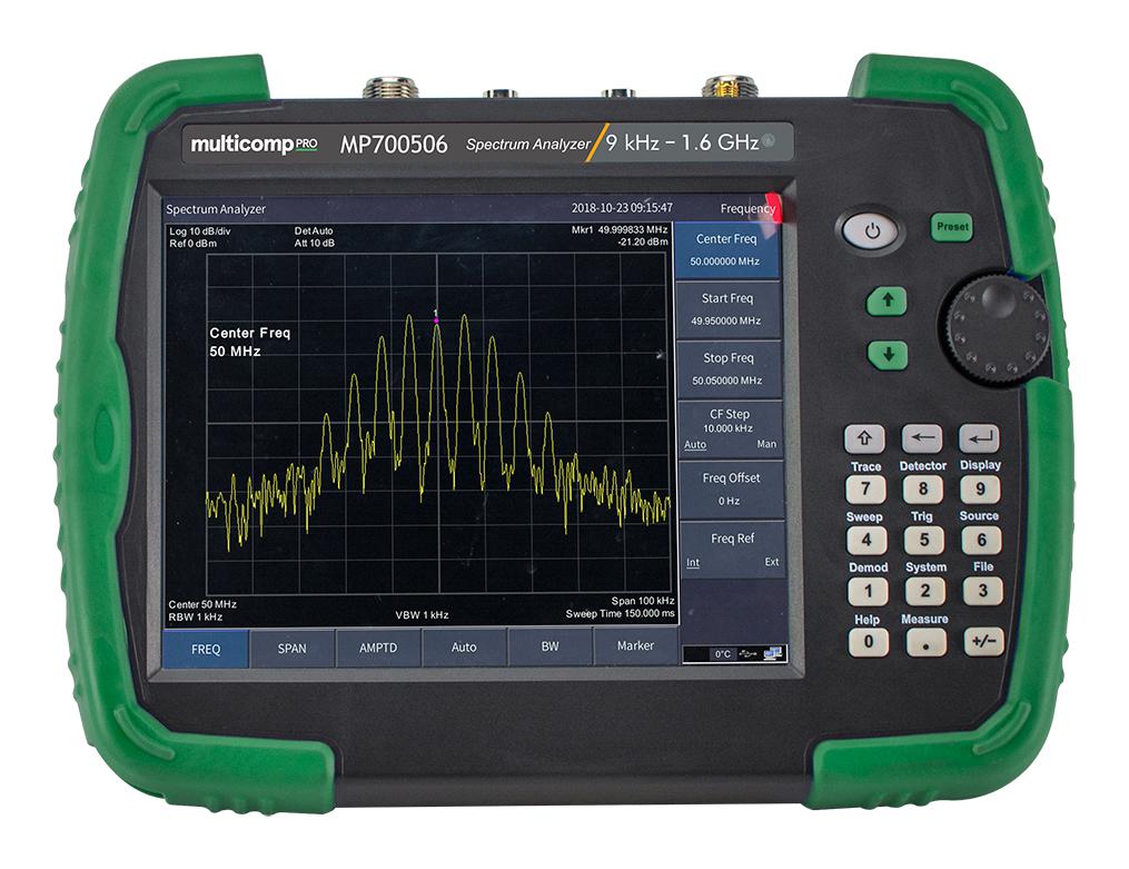 Multicomp Pro Mp700506 Spectrum Analyzer, Hh, 9Khz To 1.6Ghz