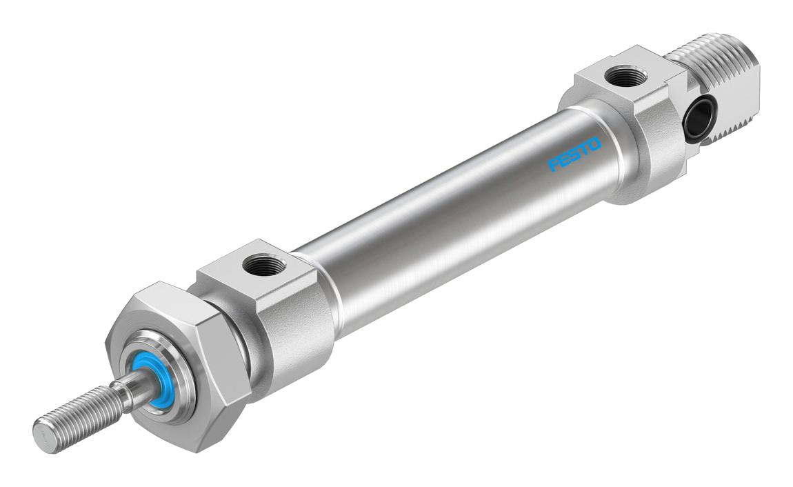 Festo Dsnu-10-25-P-A Cylinder, Dbl Acting, 10Mm, 10Bar, 25Mm