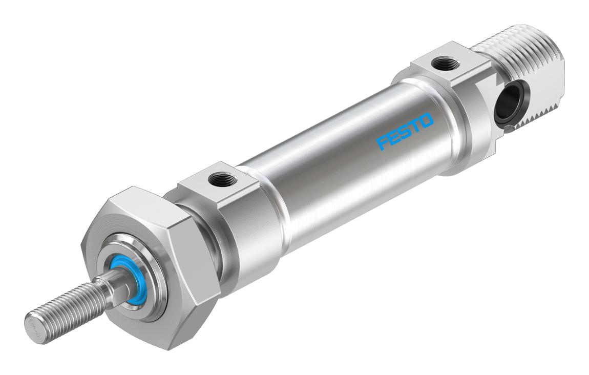 Festo Dsnu-16-10-P-A Cylinder, Dbl Acting, 16Mm, 10Bar, 10Mm