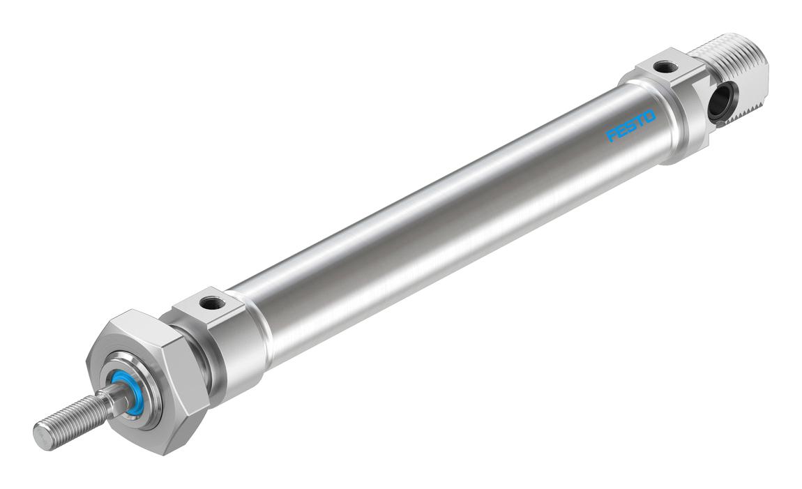 Festo Dsnu-16-80-P-A Cylinder, Dbl Acting, 16Mm, 10Bar, 80Mm