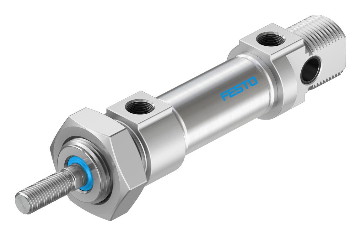 Festo Dsnu-20-10-P-A Cylinder, Dbl Acting, 20Mm, 10Bar, 10Mm