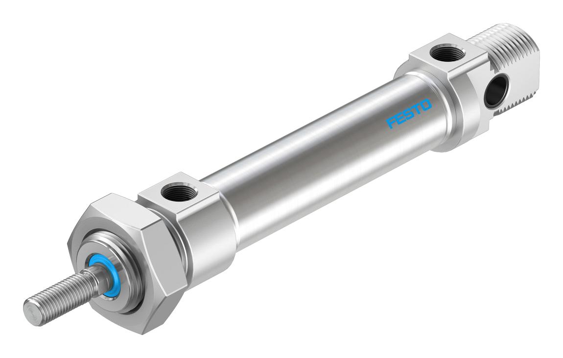 Festo Dsnu-20-50-P-A Cylinder, Dbl Acting, 20Mm, 10Bar, 50Mm