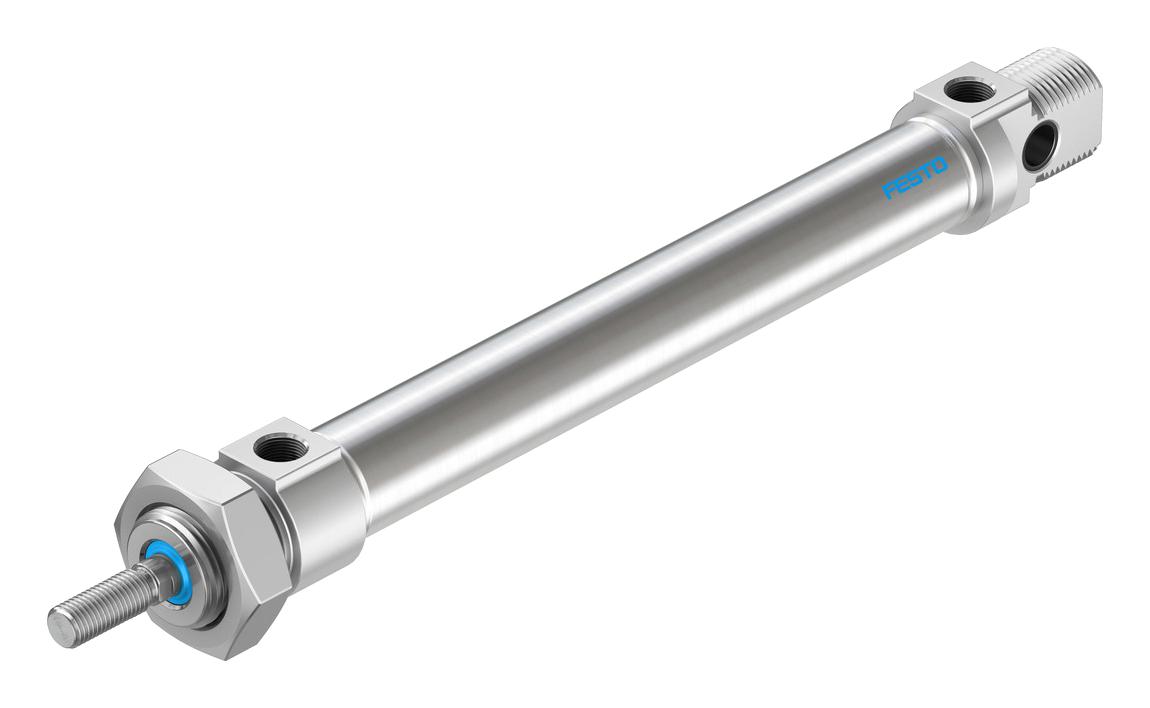 Festo Dsnu-20-125-P-A Cylinder, Dbl Acting, 20Mm, 10Bar, 125Mm