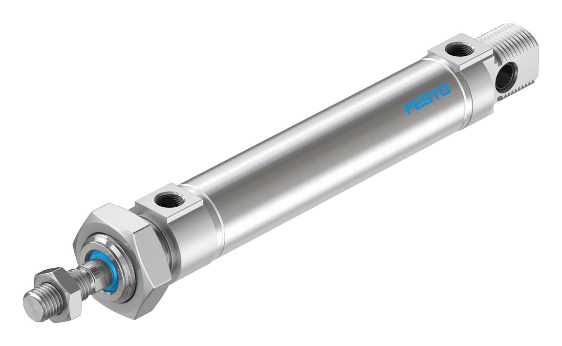 Festo Dsnu-25-80-P-A Cylinder, Dbl Acting, 25Mm, 10Bar, 80Mm