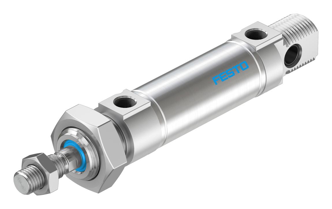 Festo Dsnu-25-25-Ppv-A Cylinder, Dbl Acting, 25Mm, 10Bar, 25Mm