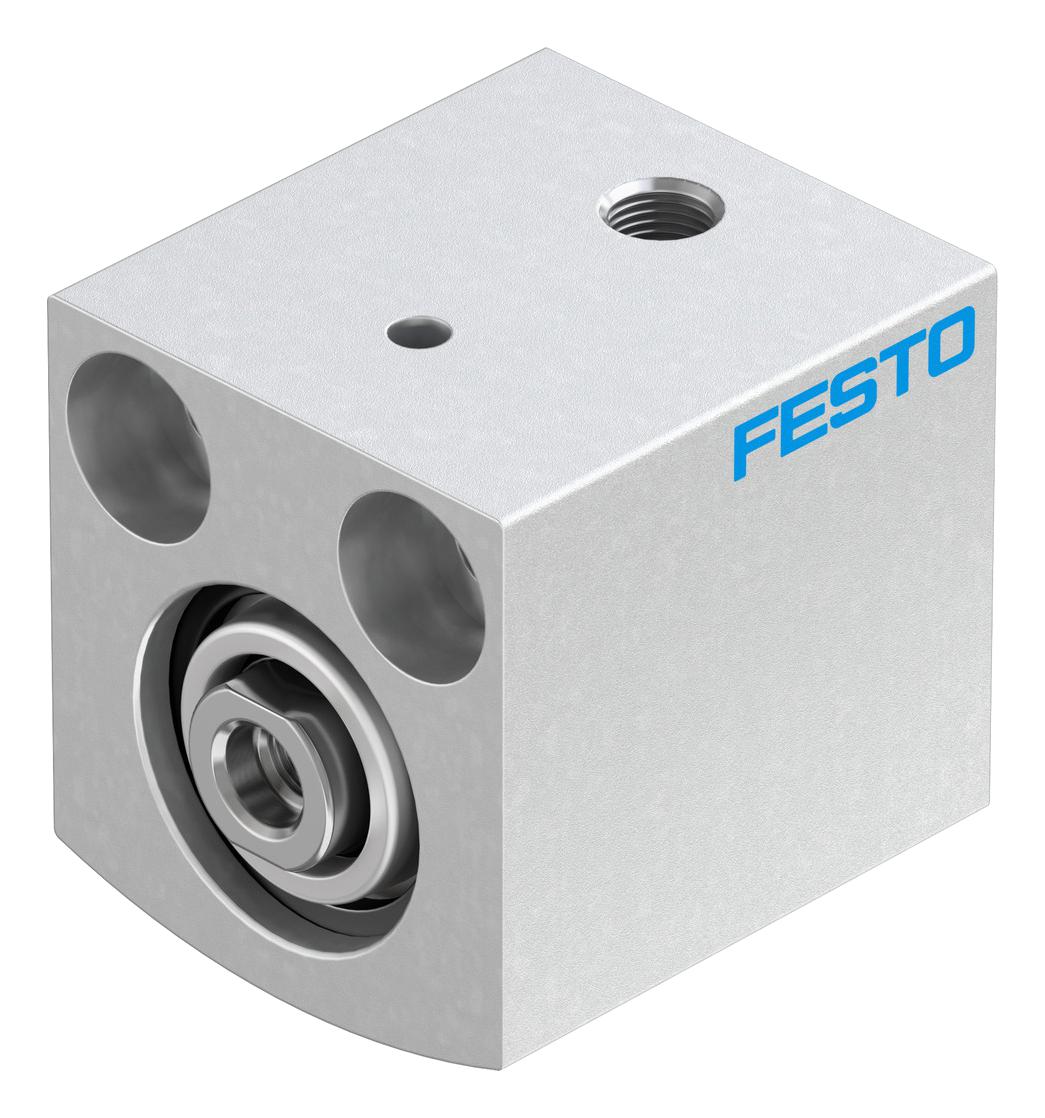 Festo Aevc-16-10-I-P Cylinder, Sgl Acting, 16Mm, 10Bar, 10Mm