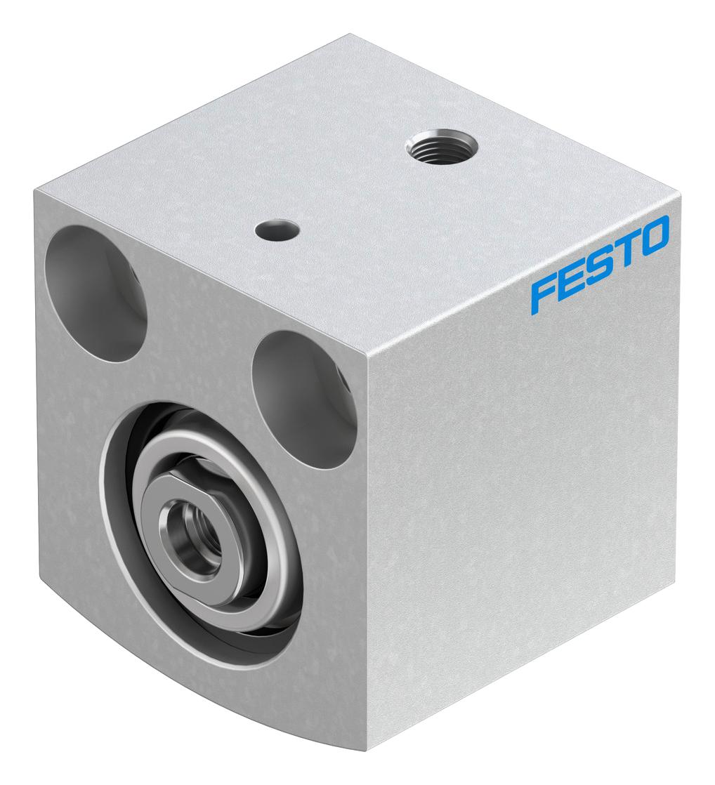 Festo Aevc-20-10-I-P Cylinder, Sgl Acting, 20Mm, 10Bar, 10Mm