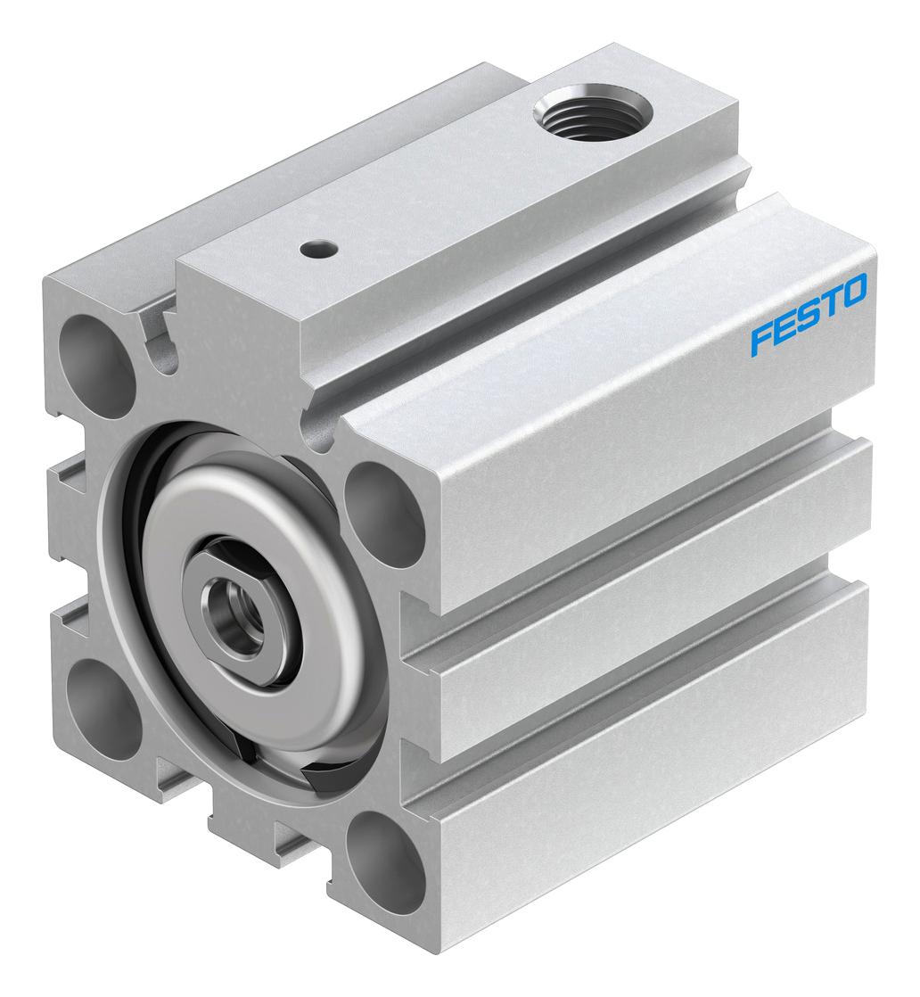 Festo Aevc-32-25-I-P Cylinder, Sgl Acting, 32Mm, 10Bar, 25Mm