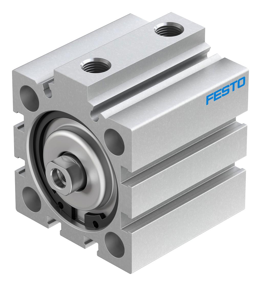 Festo Advc-40-15-I-P-A Cylinder, Dbl Acting, 40Mm, 10Bar, 15Mm