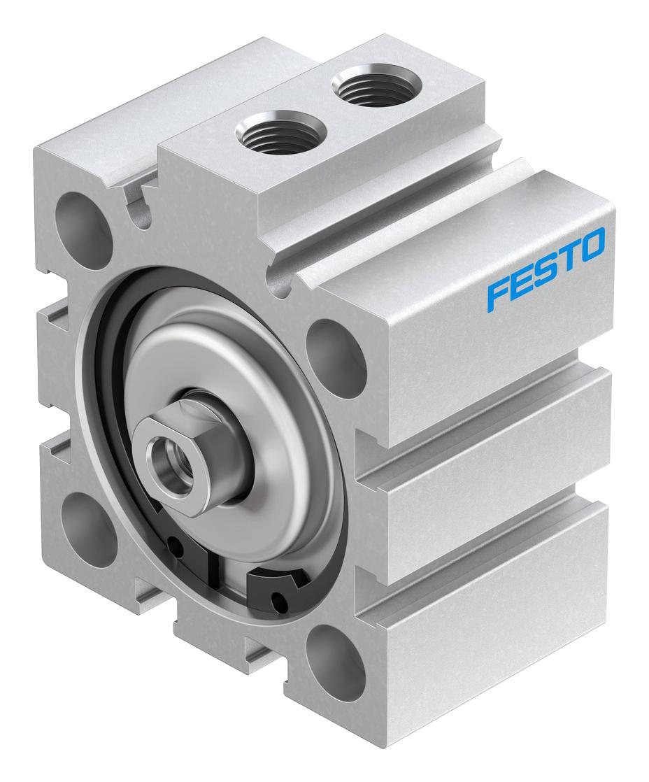 Festo Advc-40-5-I-P Cylinder, Dbl Acting, 40Mm, 10Bar, 5Mm