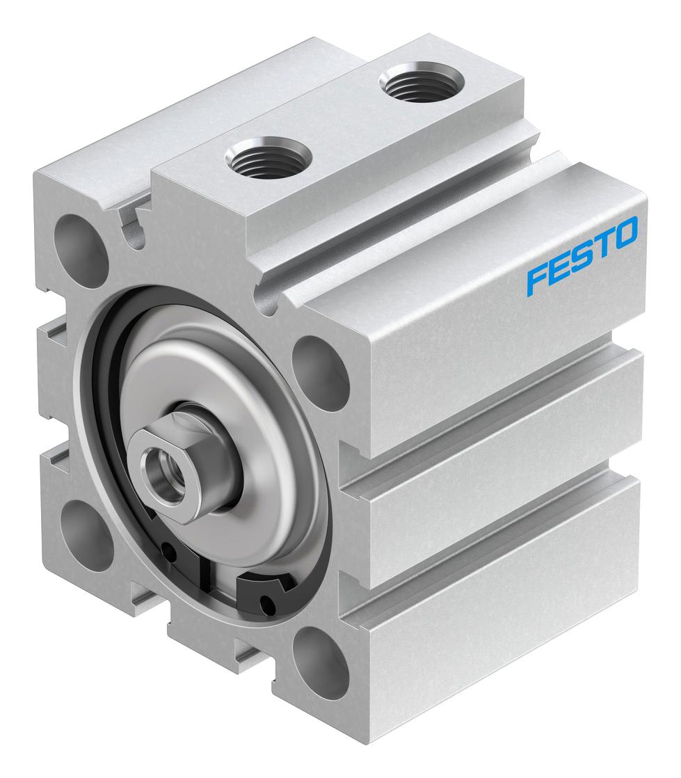 Festo Advc-40-15-I-P Cylinder, Dbl Acting, 40Mm, 10Bar, 15Mm