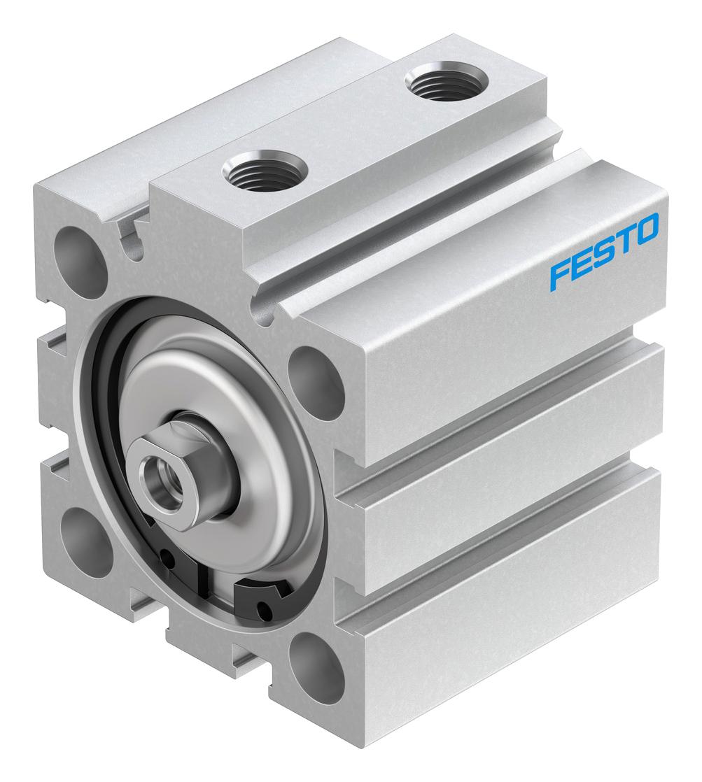 Festo Advc-40-20-I-P Cylinder, Dbl Acting, 40Mm, 10Bar, 20Mm