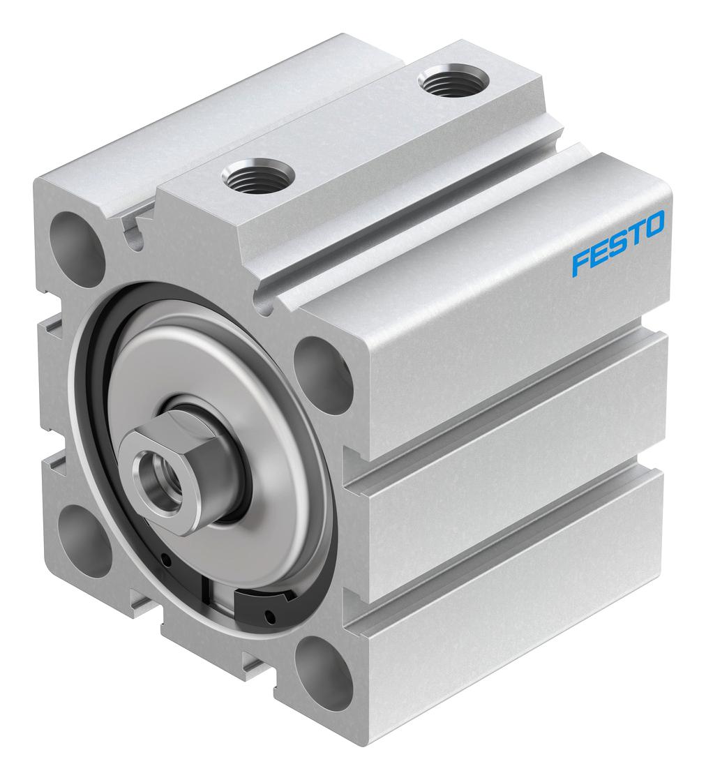 Festo Advc-50-15-I-P-A Cylinder, Dbl Acting, 50Mm, 10Bar, 15Mm