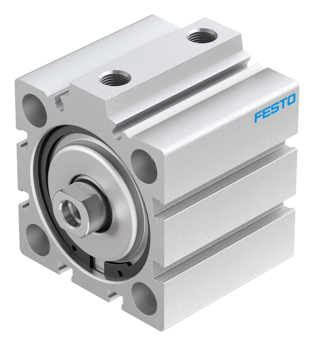 Festo Advc-50-25-I-P Cylinder, Dbl Acting, 50Mm, 10Bar, 25Mm