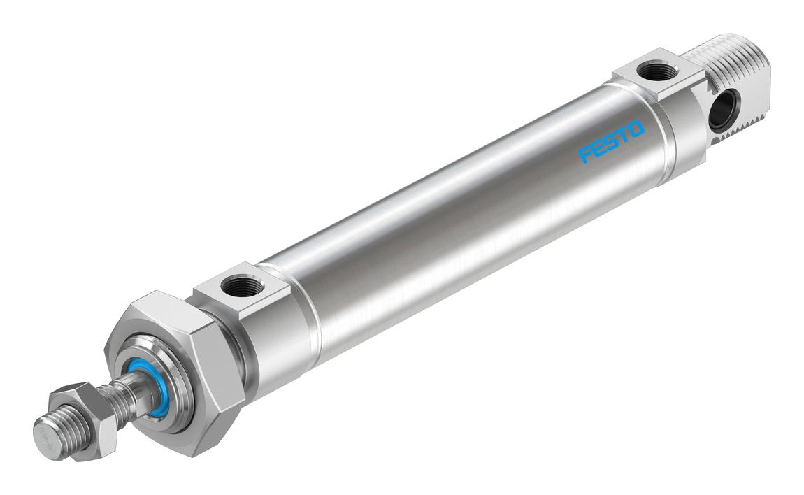 Festo Dsnu-25-80-Pps-A Cylinder, Dbl Acting, 25Mm, 10Bar, 80Mm