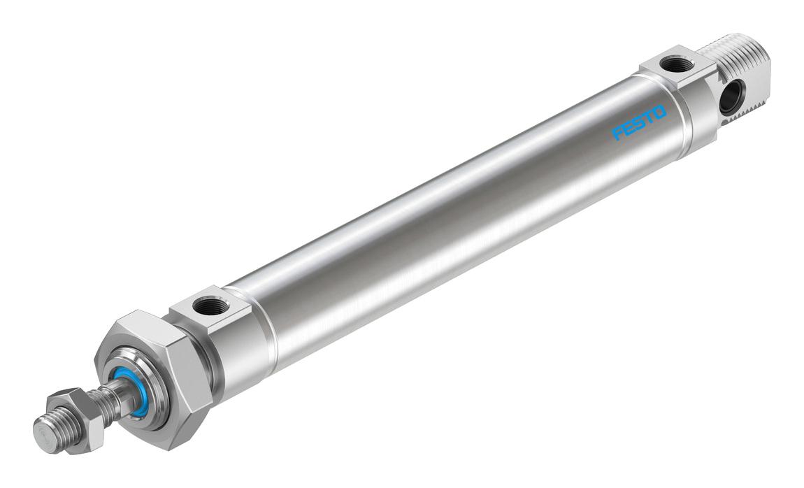 Festo Dsnu-25-125-Pps-A Cylinder, Dbl Acting, 25Mm, 10Bar, 125Mm