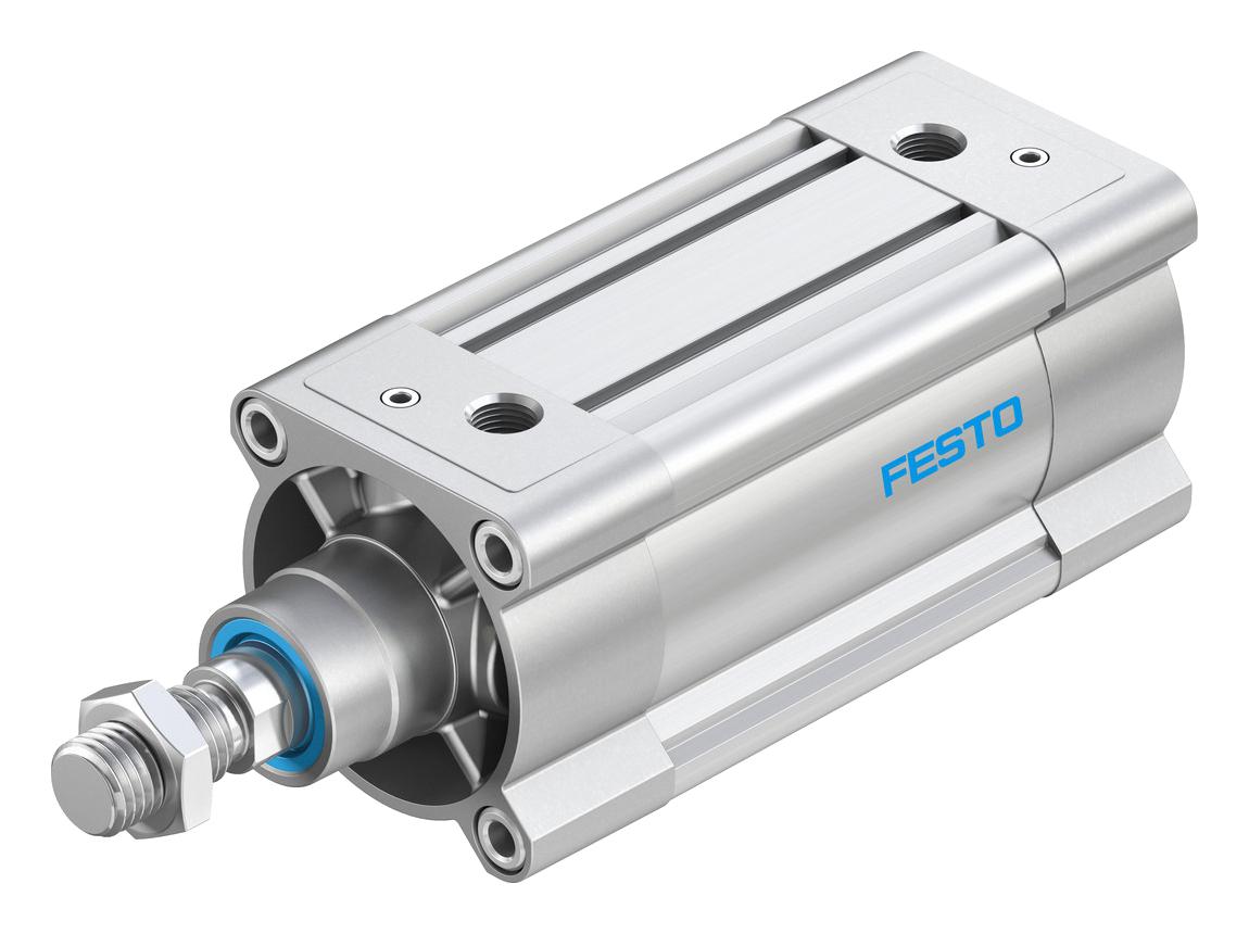 Festo Dsbc-80-80-Ppva-N3 Cylinder, Dbl Acting, 80Mm, 12Bar, 80Mm