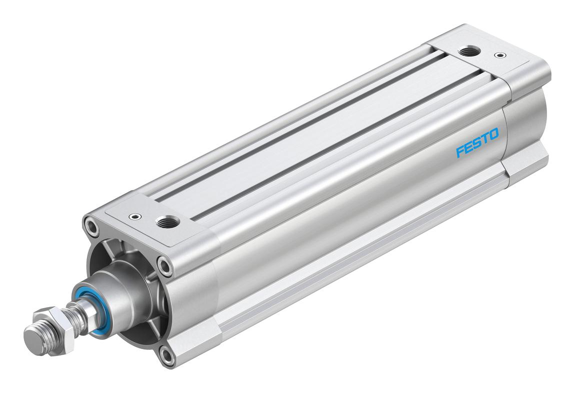 Festo Dsbc-80-250-Ppva-N3 Cylinder, Dbl Acting, 80Mm, 12Bar, 250Mm