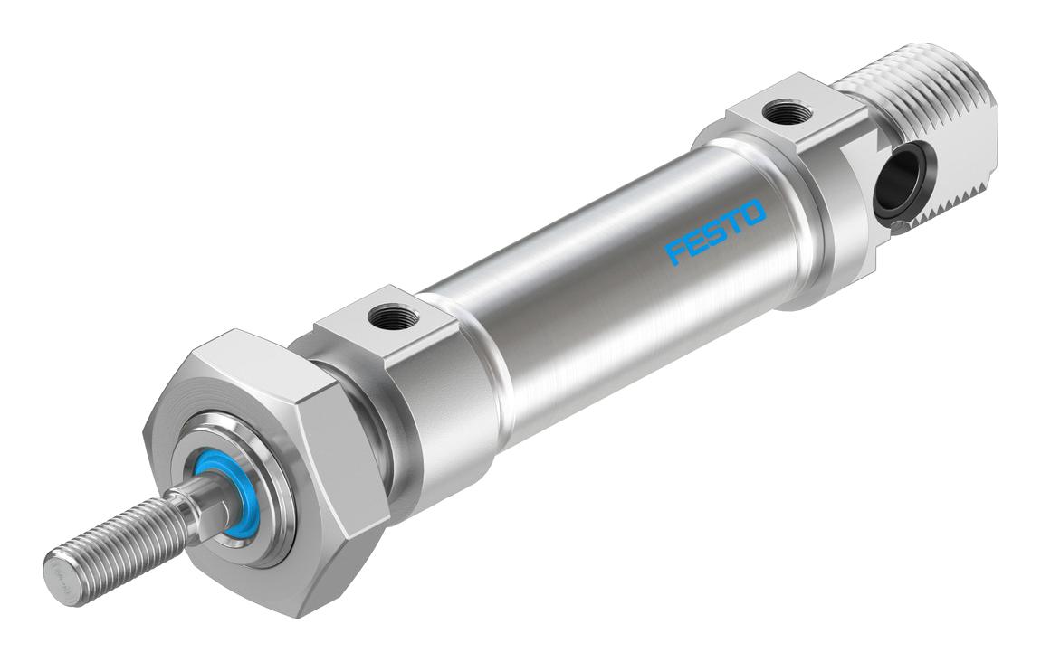 Festo Dsnu-16-10-Ppv-A Cylinder, Dbl Acting, 16Mm, 10Bar, 10Mm