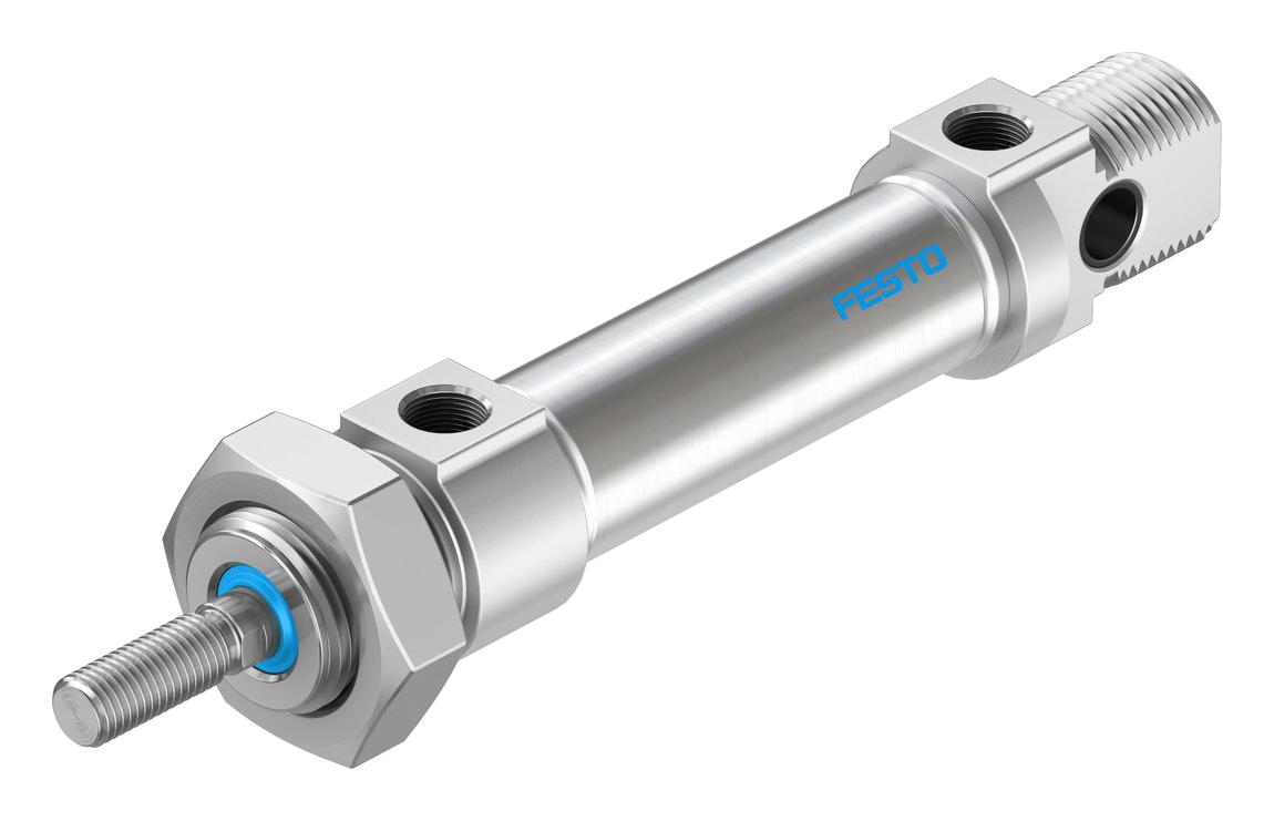 Festo Dsnu-20-30-P-A Cylinder, Dbl Acting, 20Mm, 10Bar, 30Mm