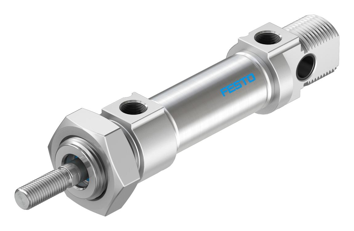 Festo Dsnu-20-15-Ppv-A Cylinder, Dbl Acting, 20Mm, 10Bar, 15Mm