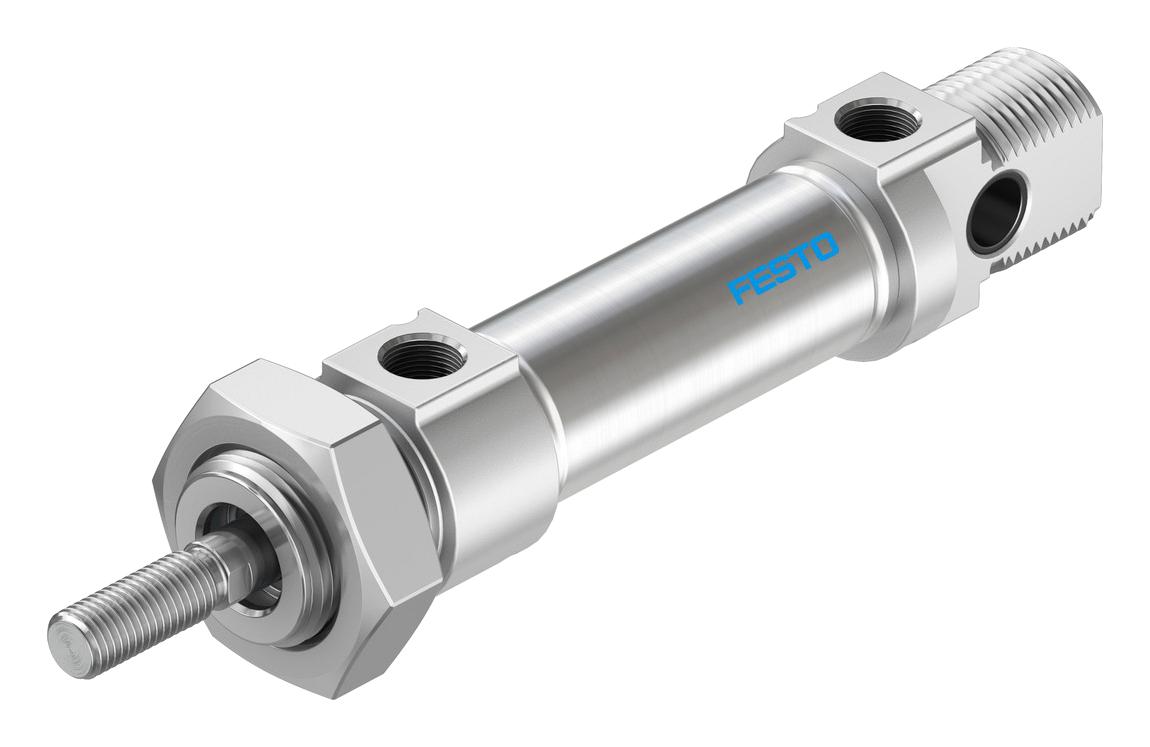 Festo Dsnu-20-20-Ppv-A Cylinder, Dbl Acting, 20Mm, 10Bar, 20Mm