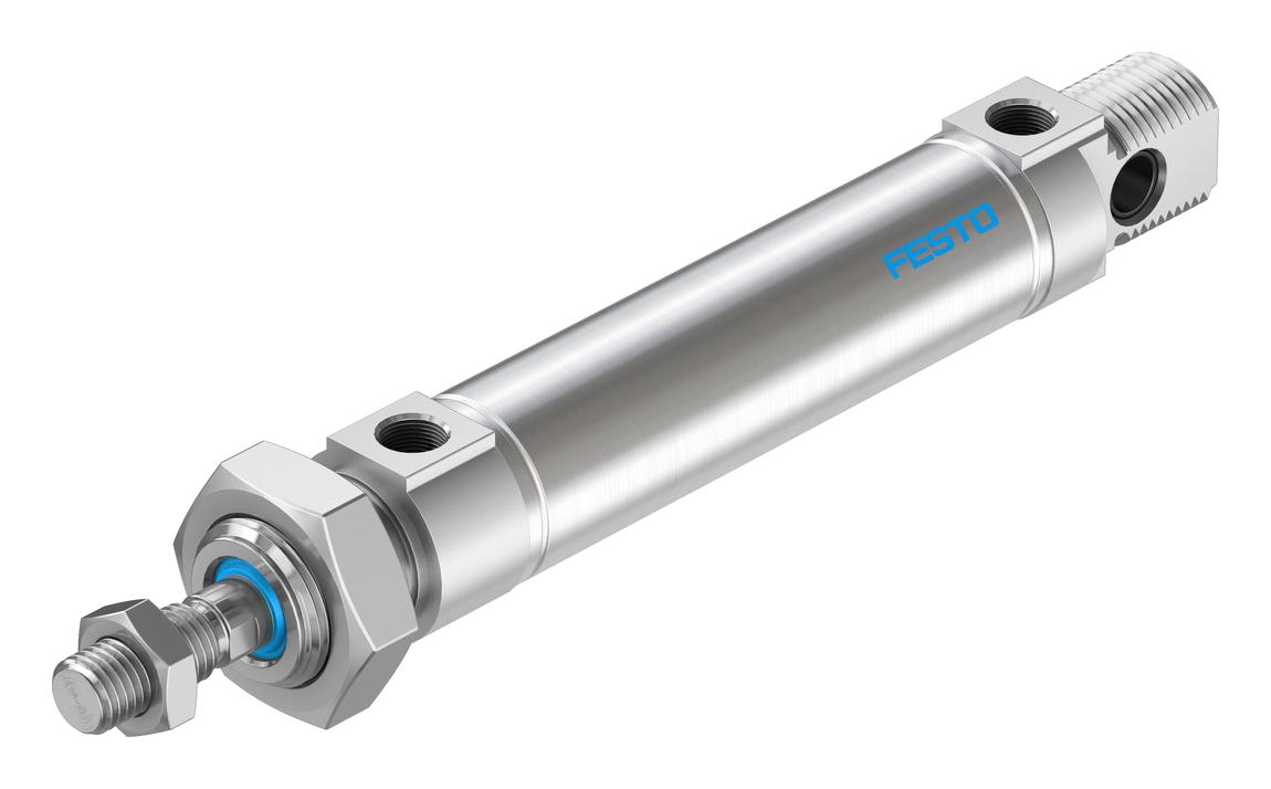 Festo Dsnu-25-60-P-A Cylinder, Dbl Acting, 25Mm, 10Bar, 60Mm