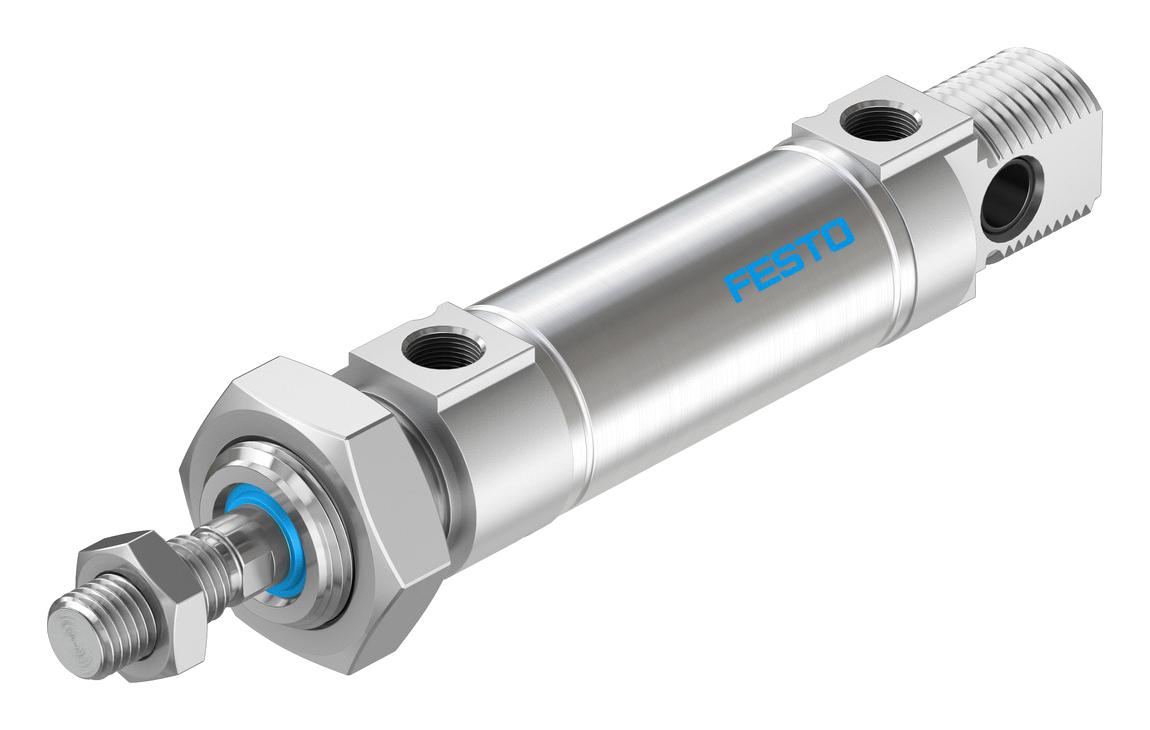 Festo Dsnu-25-20-Ppv-A Cylinder, Dbl Acting, 25Mm, 10Bar, 20Mm