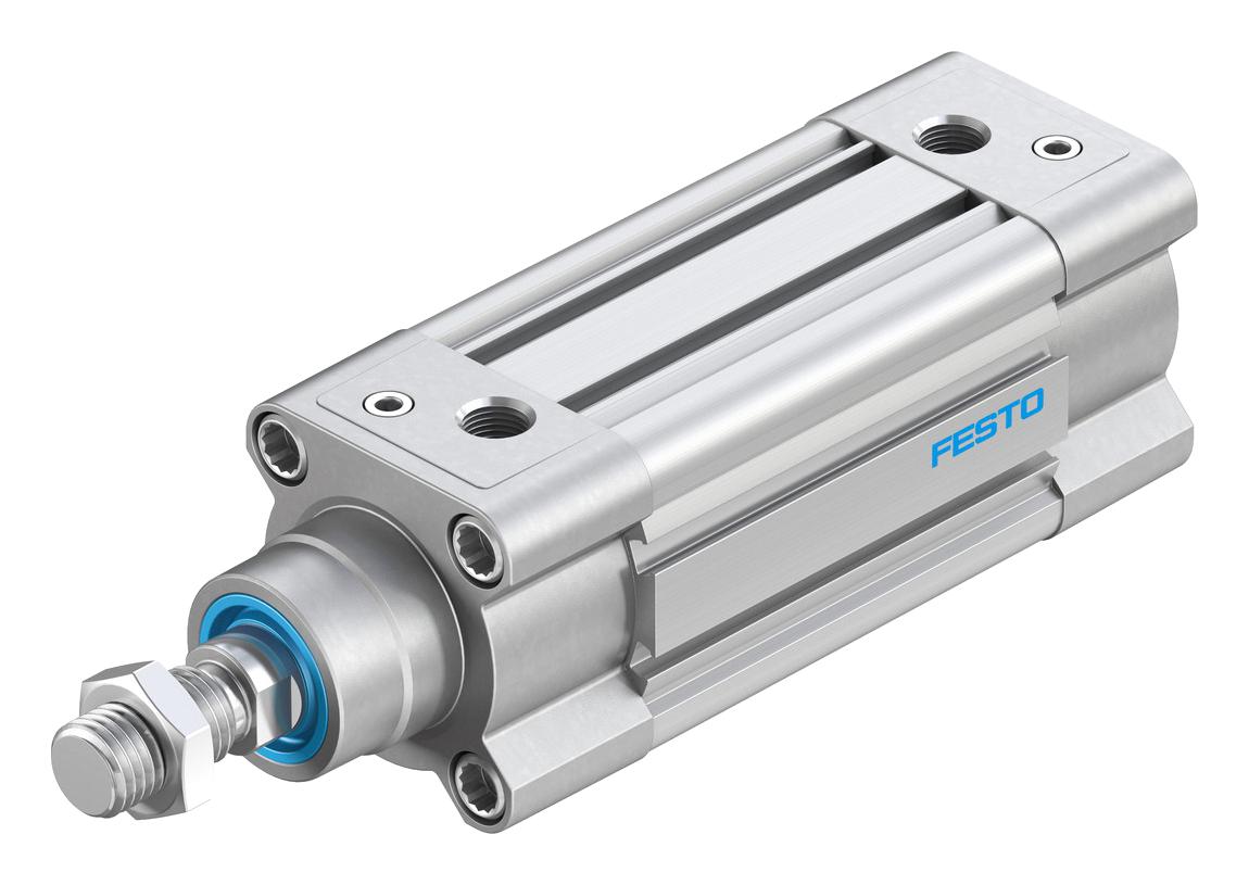 Festo Dsbc-50-60-D3-Ppva-N3 Cylinder, Dbl Acting, 50Mm, 12Bar, 60Mm