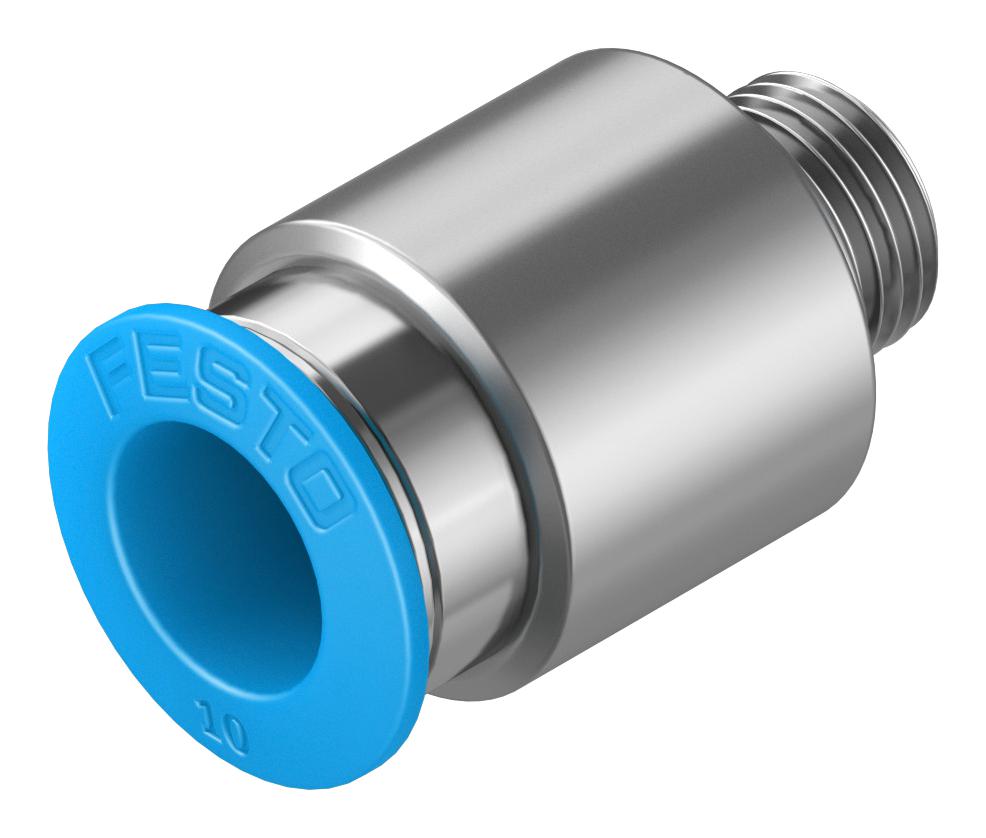 Festo Qs-G1/8-10-I Push-In Fitting, 10Mm, G1/8, 17Mm