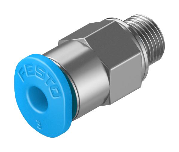 Festo Qsm-M5-2 Push-In Fitting, 2Mm, M5, 4.8Mm