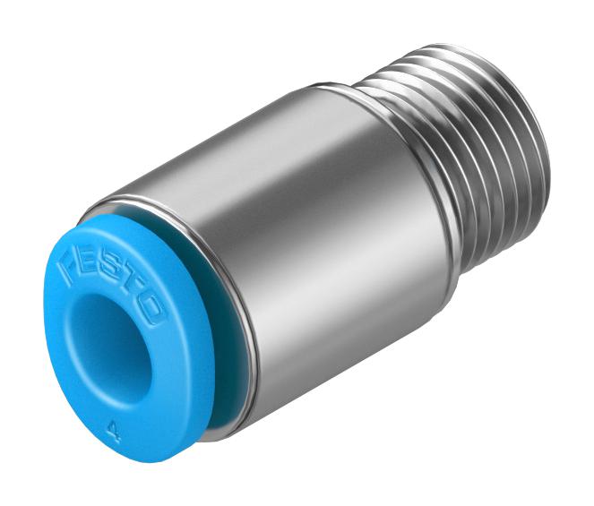 Festo Qsm-M7-4-I Push-In Fitting, 4Mm, M7, 9.8Mm