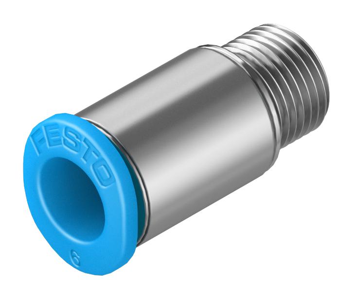 Festo Qsm-M7-6-I Push-In Fitting, 6Mm, M7, 9.8Mm