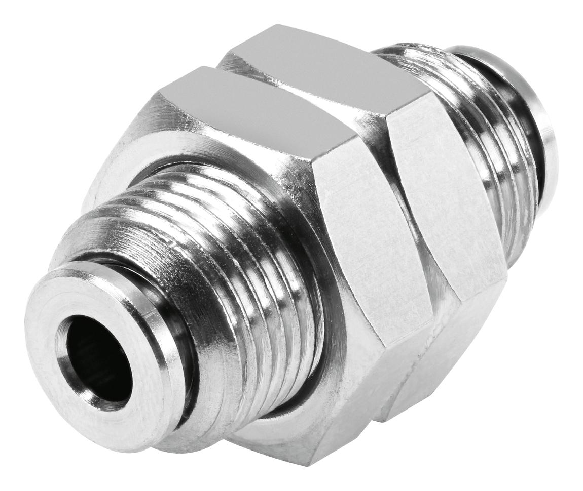 Festo Npqh-H-Q12-E-P10 Push-In Bulkhead Fitting, 12Mm, M20X1