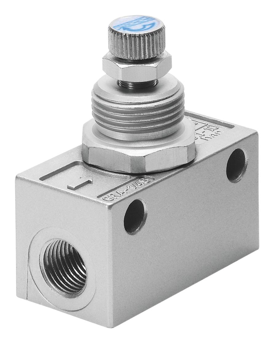 Festo Gra-1/4-B One-Way Flow Control Valve, G1/4, 10Bar