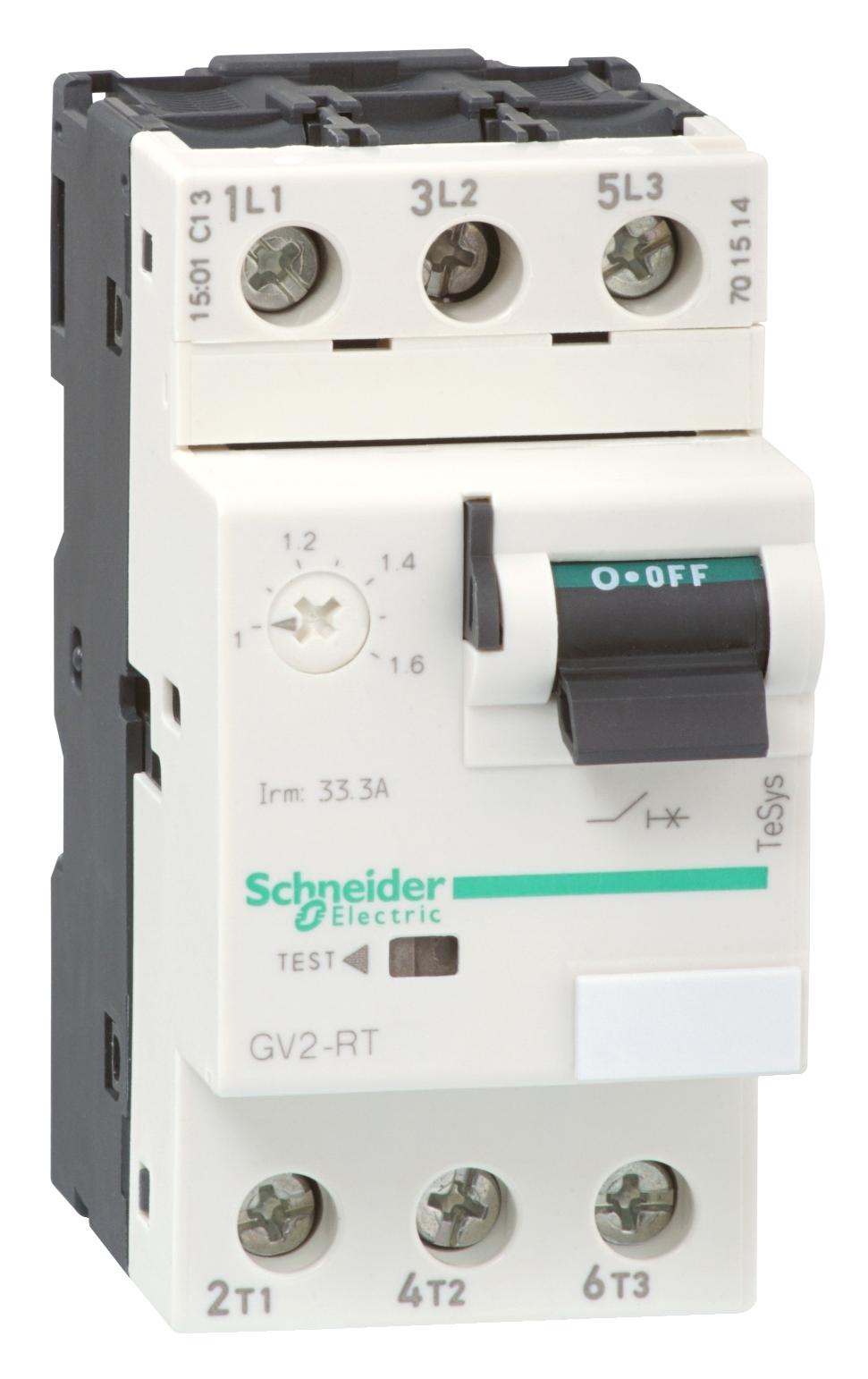 Schneider Electric Gv2Rt08 Motor Circuit Breaker 2.5-4A