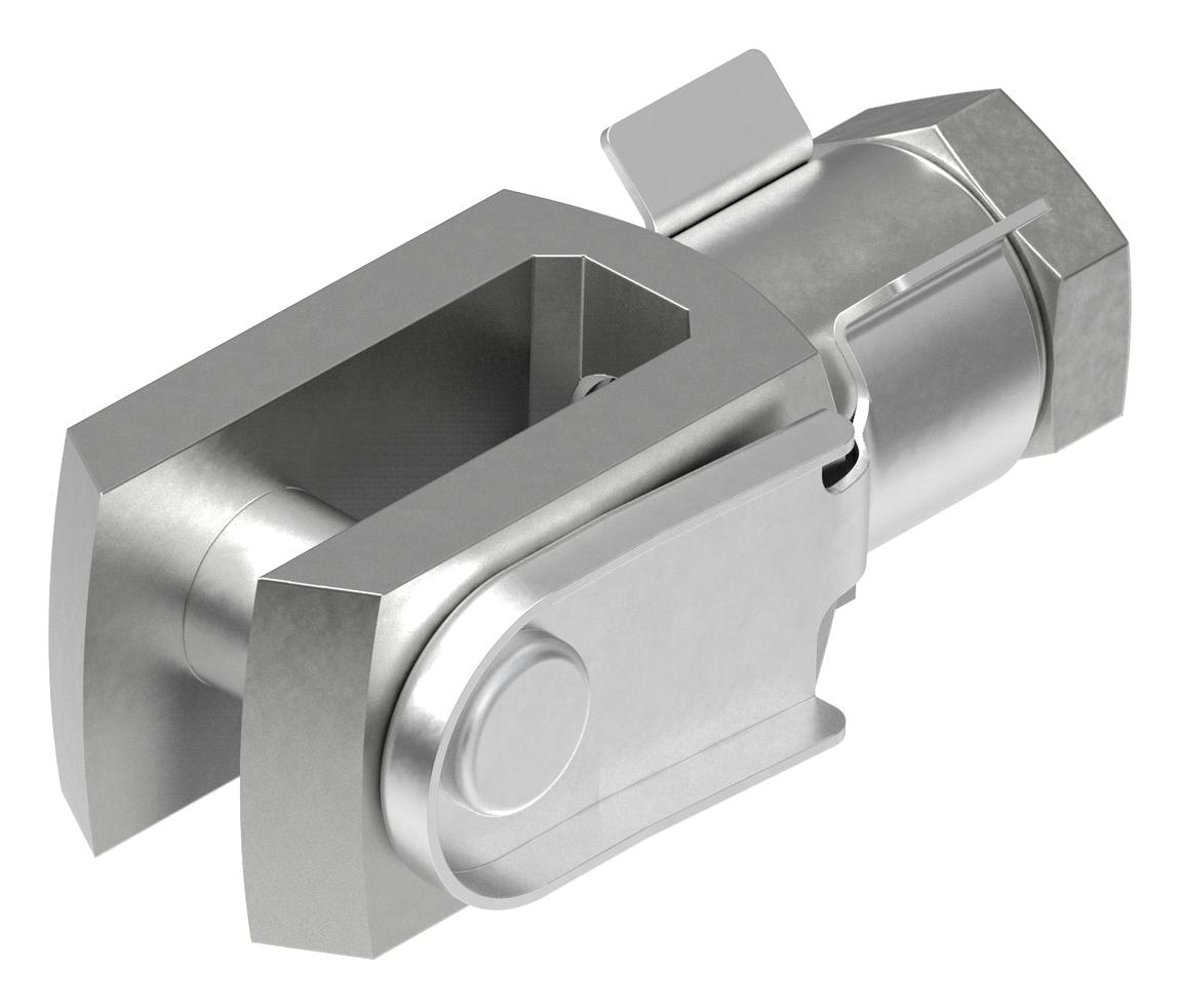 Festo 3110 Rod Clevis, M6, Galvanized Steel