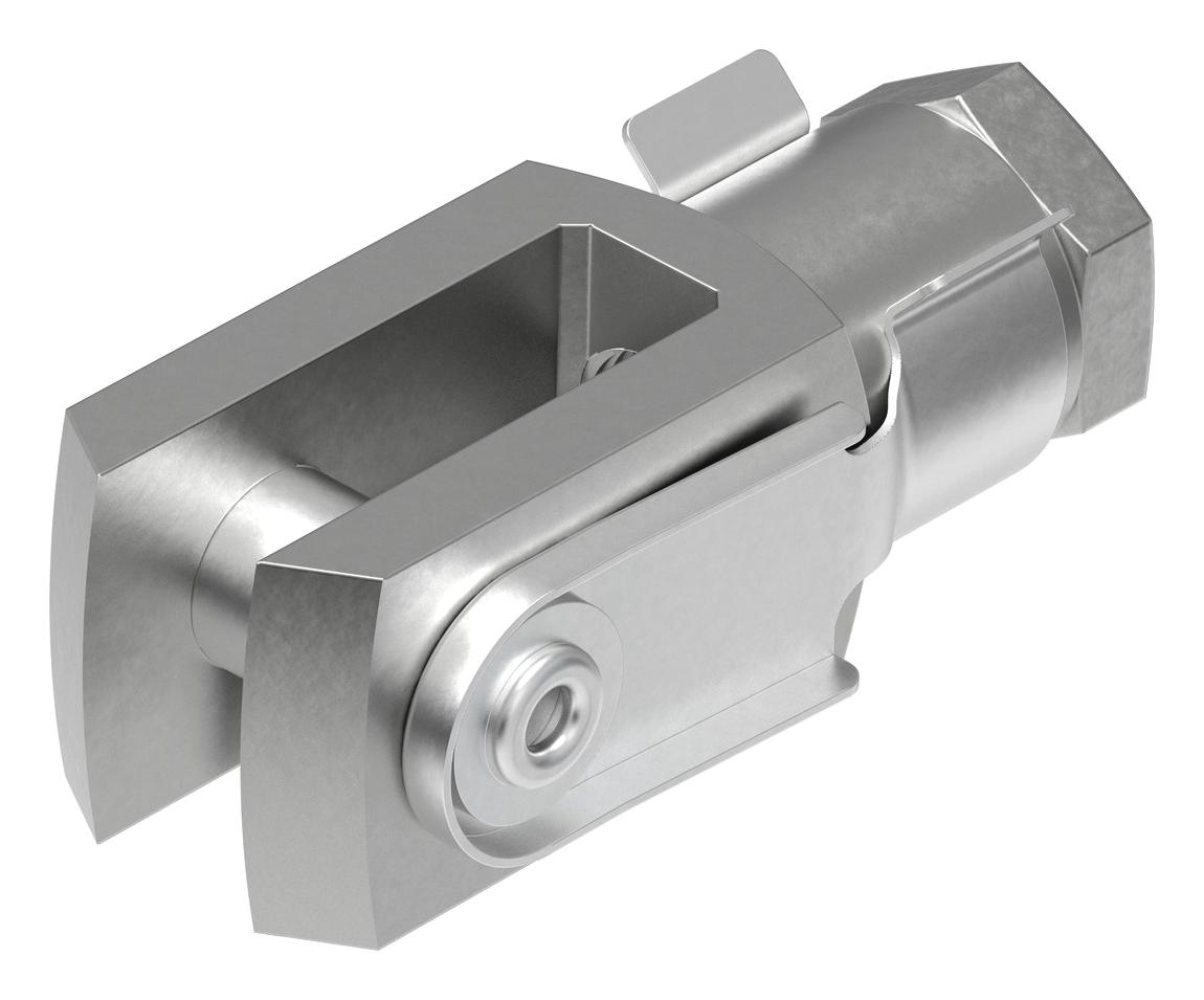 Festo Sg-M10X1,25 Rod Clevis, M10 X 1.25, Galvanized Steel